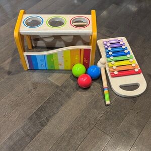 Hape Colorful Wooden Musical Toy Set
